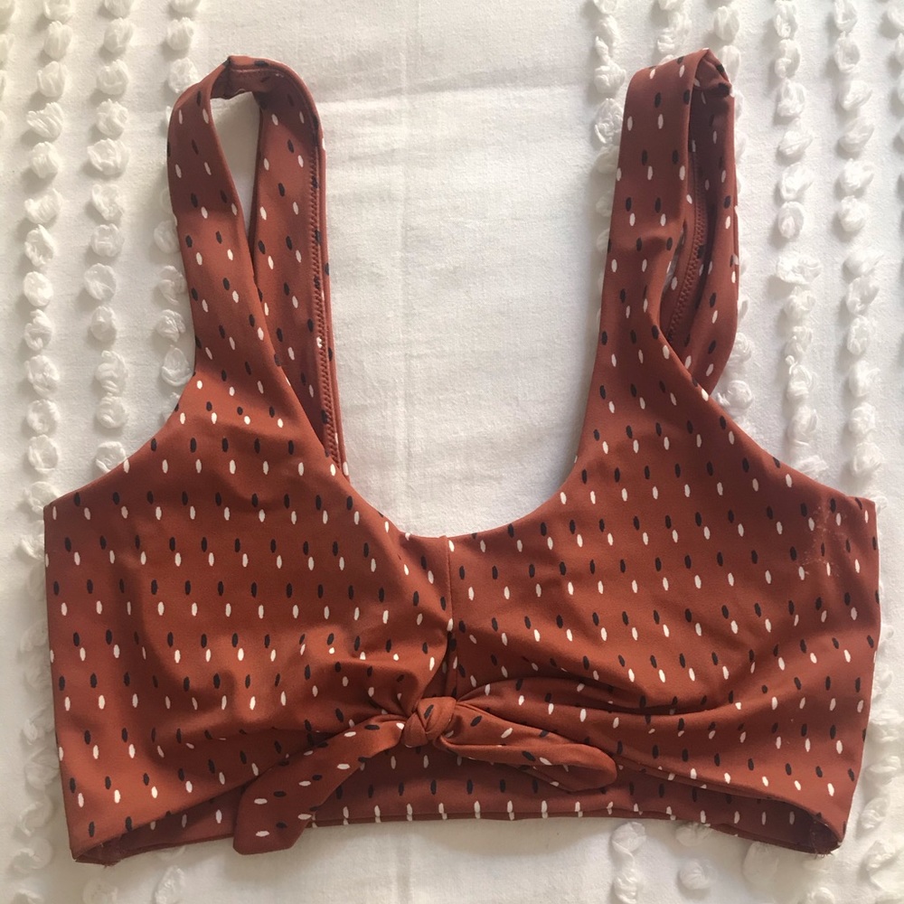 Something Navy Swimsuit Top